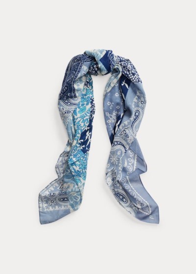 Women's Polo Ralph Lauren Patchwork Cotton Scarf | 952740VTB